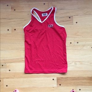 Red Running Tank